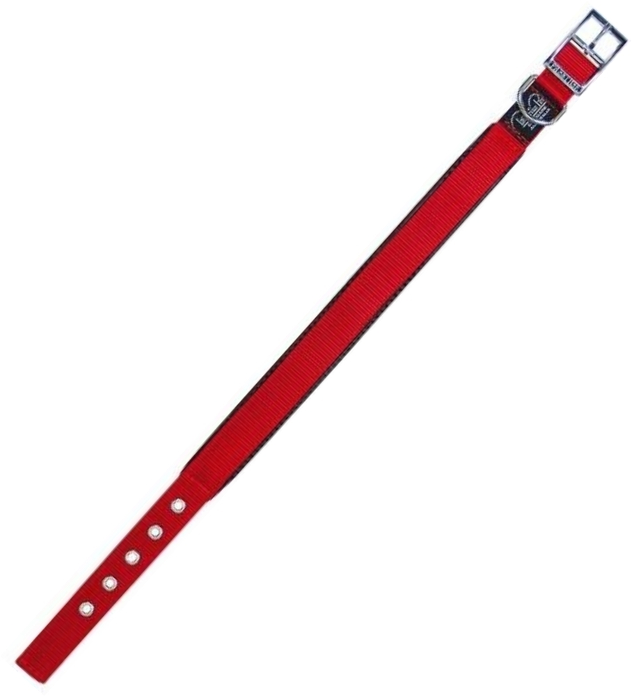 Prestige Soft Padded Dog Collar Red 51cm - 76cm image