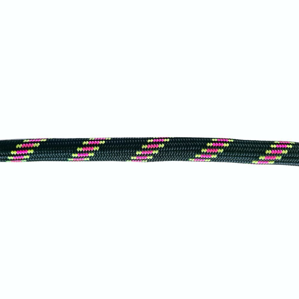 Prestige Short Mountain Rope Dog Lead Black 13mm x 61cm image