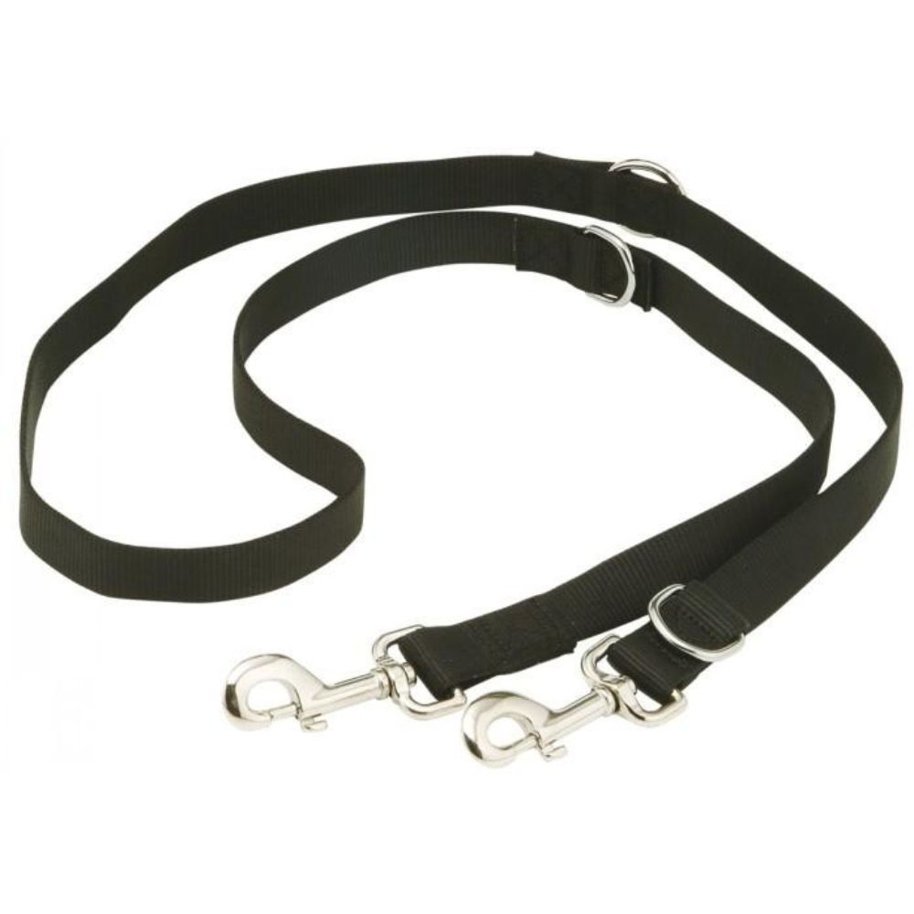 Prestige Multi-Function Dog Lead Black 25mm x 183cm image
