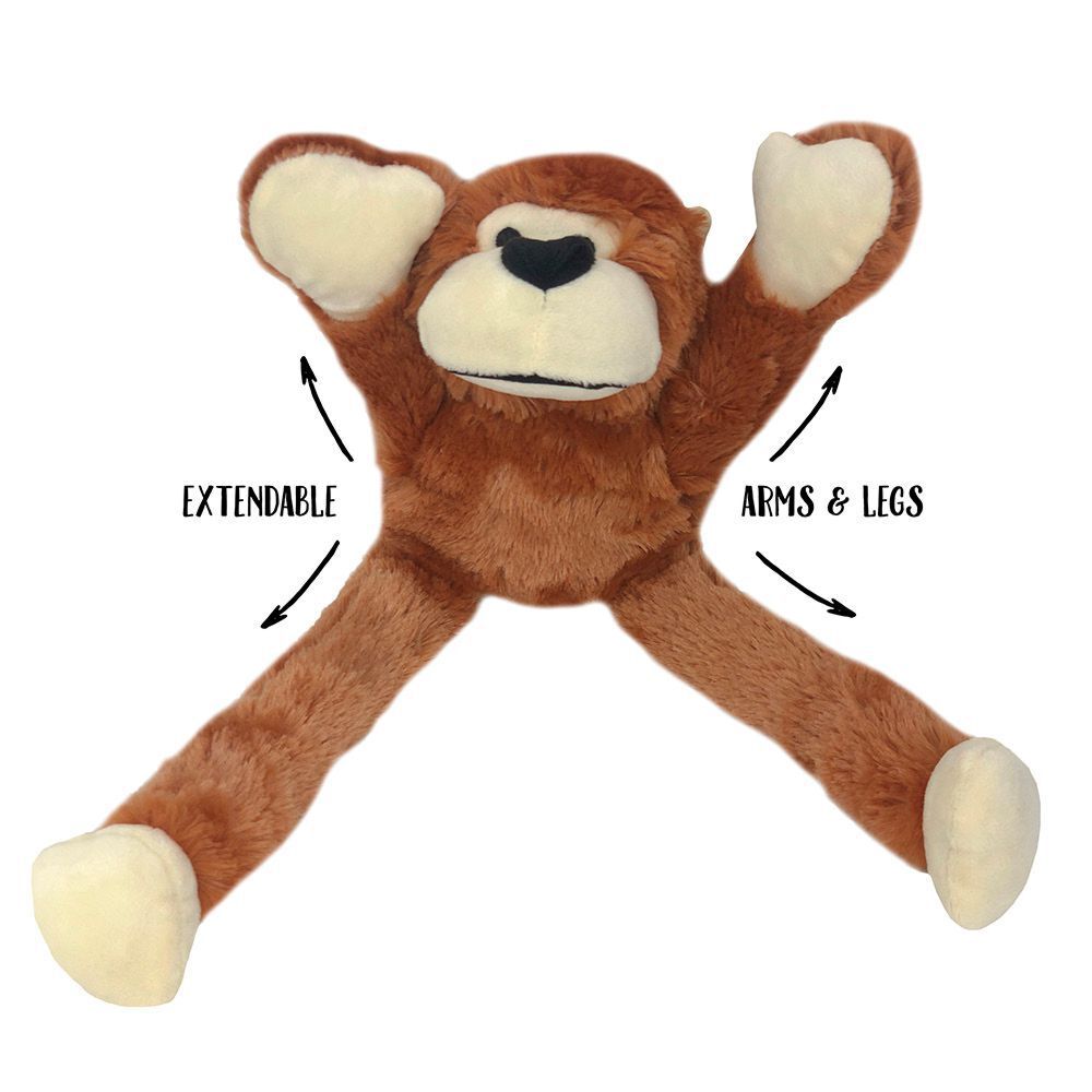 Snuggle Friends Gibbon Plush Dog Toy image