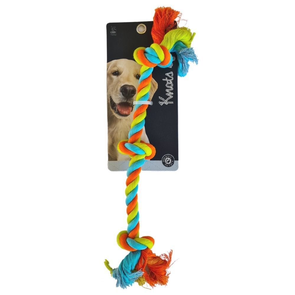 Knots of Fun Rope Bone 3 Knots 44cm Dog Rope Toy image
