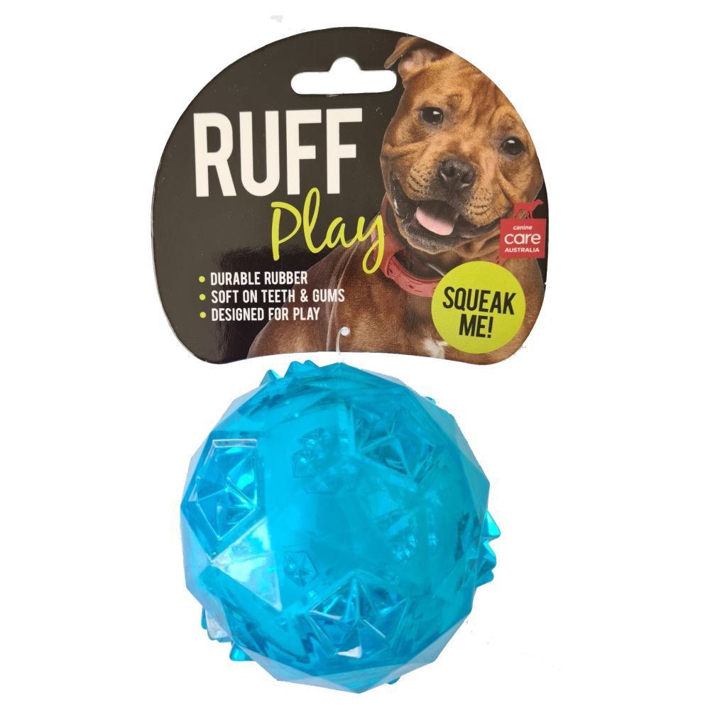 Ruff Play Squeak Dog Ball 7.5cm image