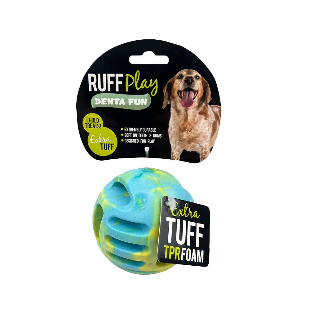 Ruff Play Foam Treat Chew Dog Ball image