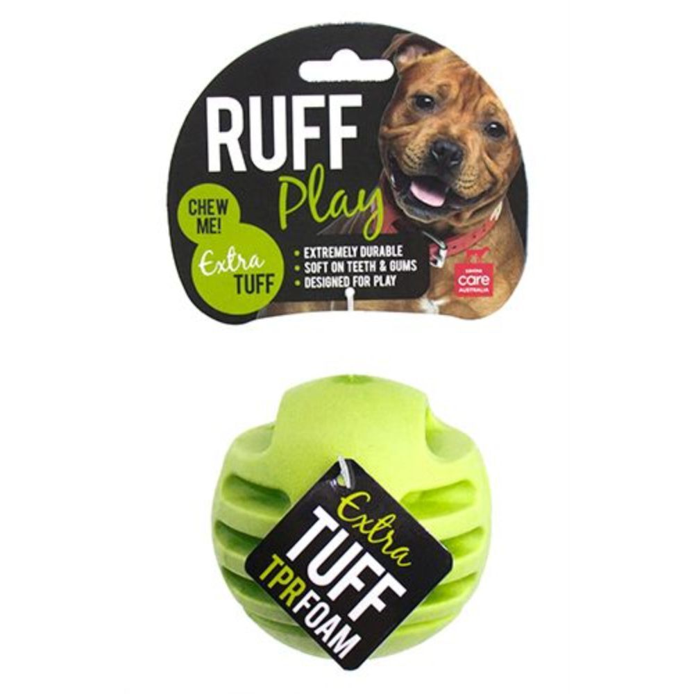 Ruff Play Foam Treat Chew Dog Ball image