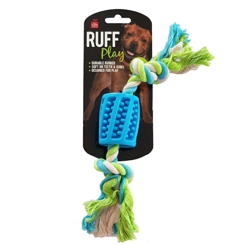 Ruff Play Rope Bone with Dental Tube 30cm image