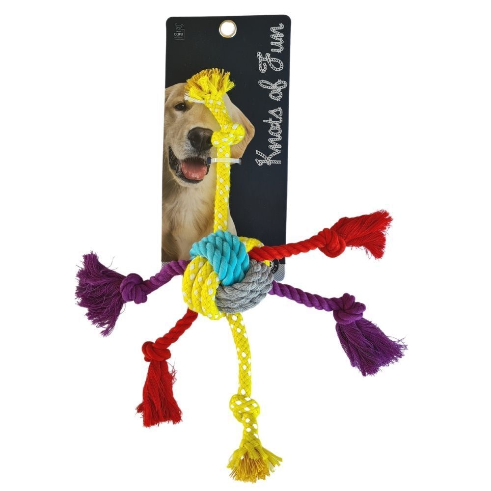 Knots of Fun Spider Tug 30cm Dog Rope Toy image