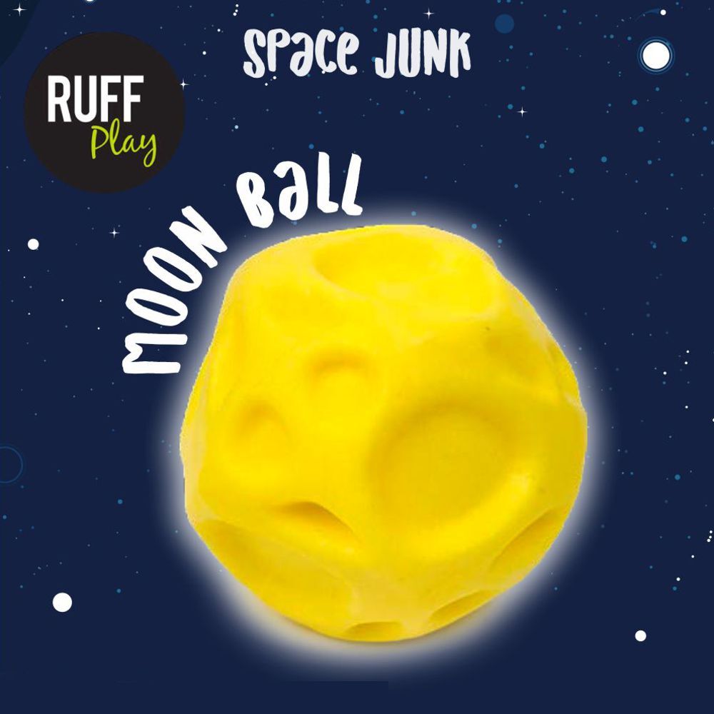 Ruff Play Space Junk Moon Ball 6.5cm Dog Ball image