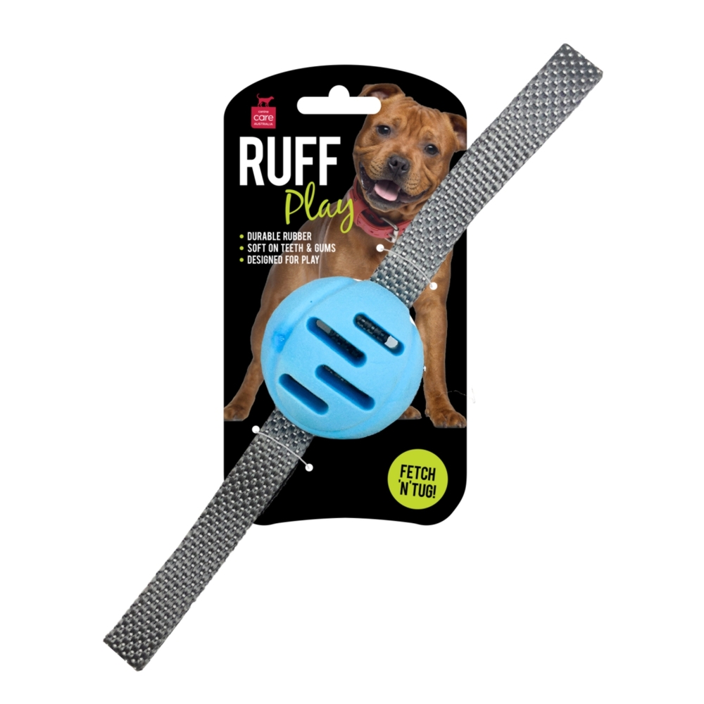 Ruff Play Fetch and Tug Ball Dog Toy image