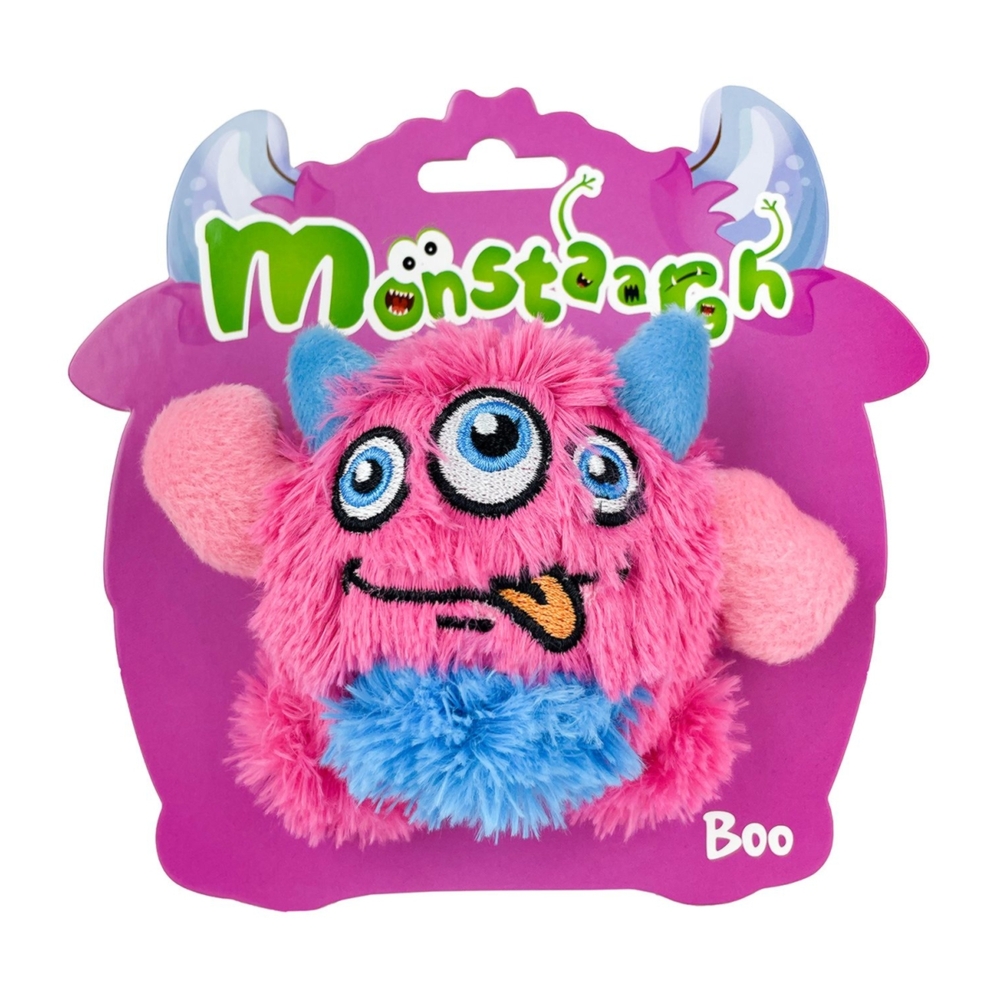 Monstaargh 'Boo' Pink Dog Toy S, M, L image