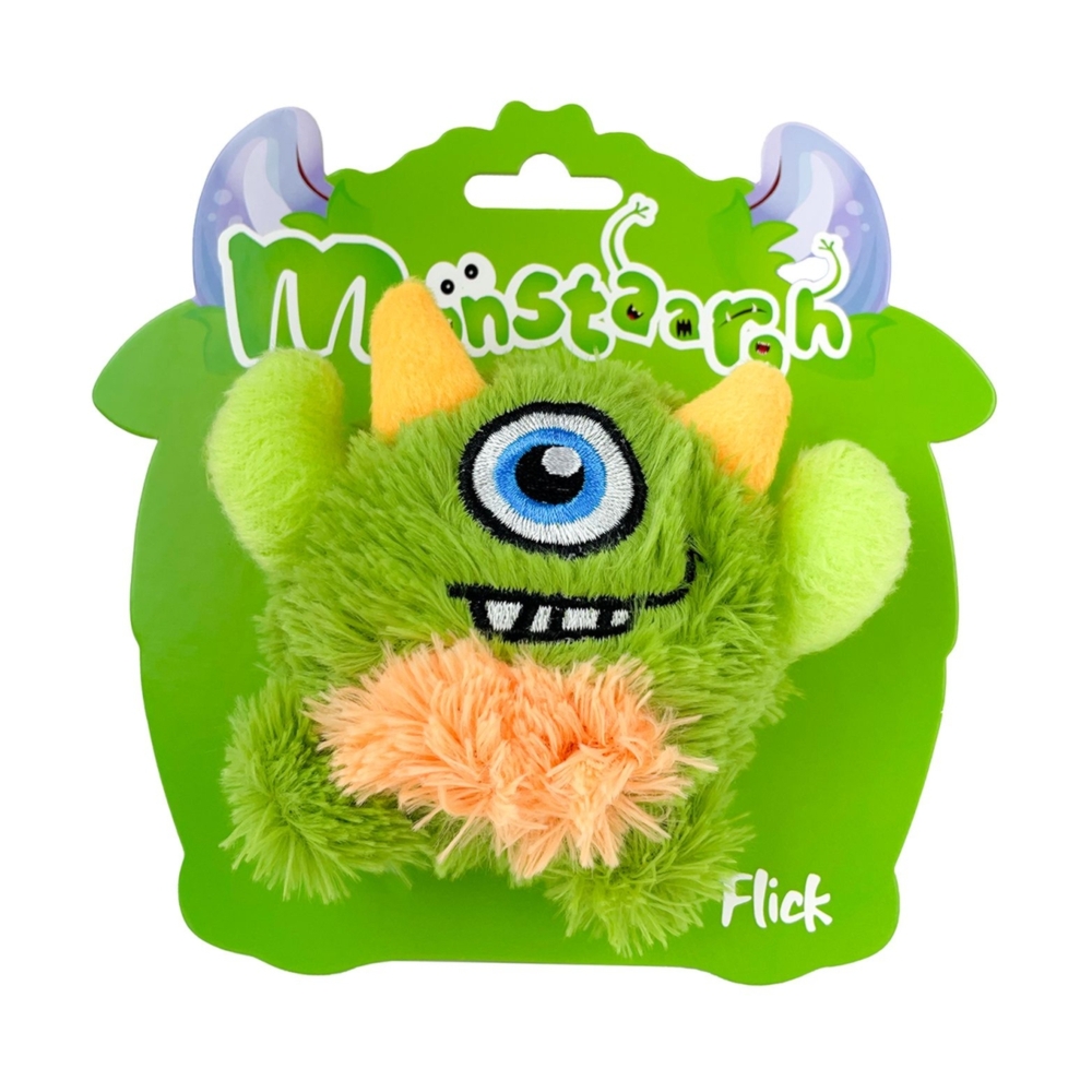 Monstaargh 'Flick' Green Dog Toy S, M, L image