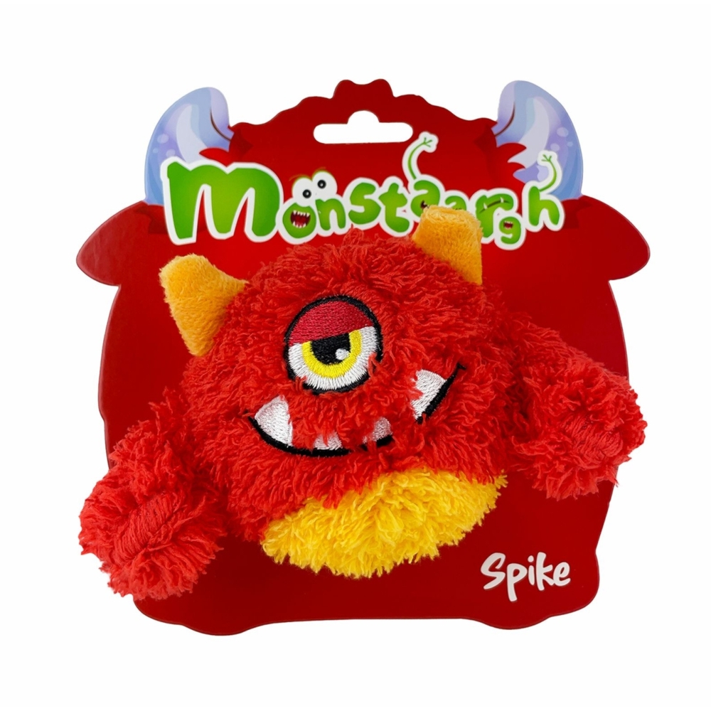 Monstaargh 'Spike' Red Dog Toy S, M, L image