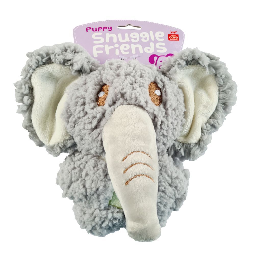 Snuggle Friends Plush Puppy Elephant Dog Toy image