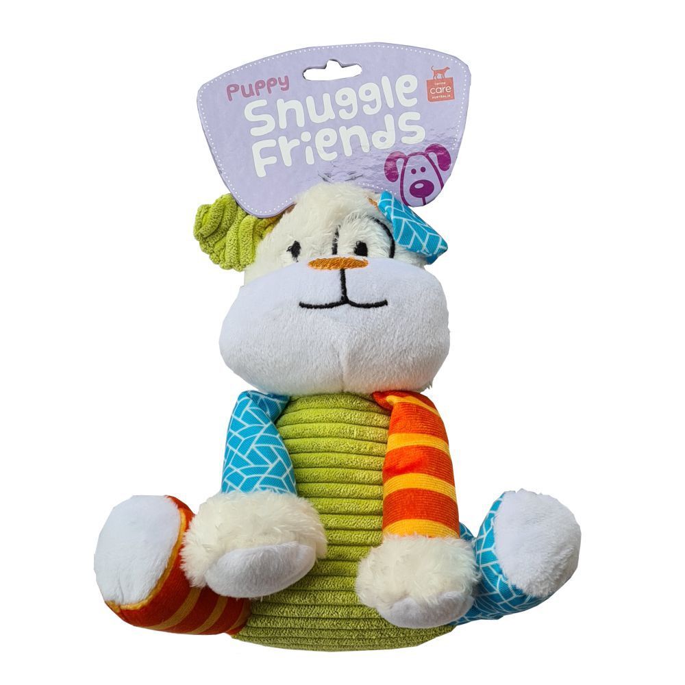Snuggle Friends Puppy Plush Sitting Bear Dog Toy image