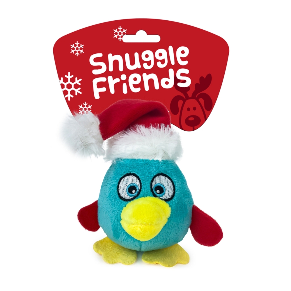 Snuggle Friends Christmas Plush Penguin 10cm Dog Toy PittaPatta Boutique