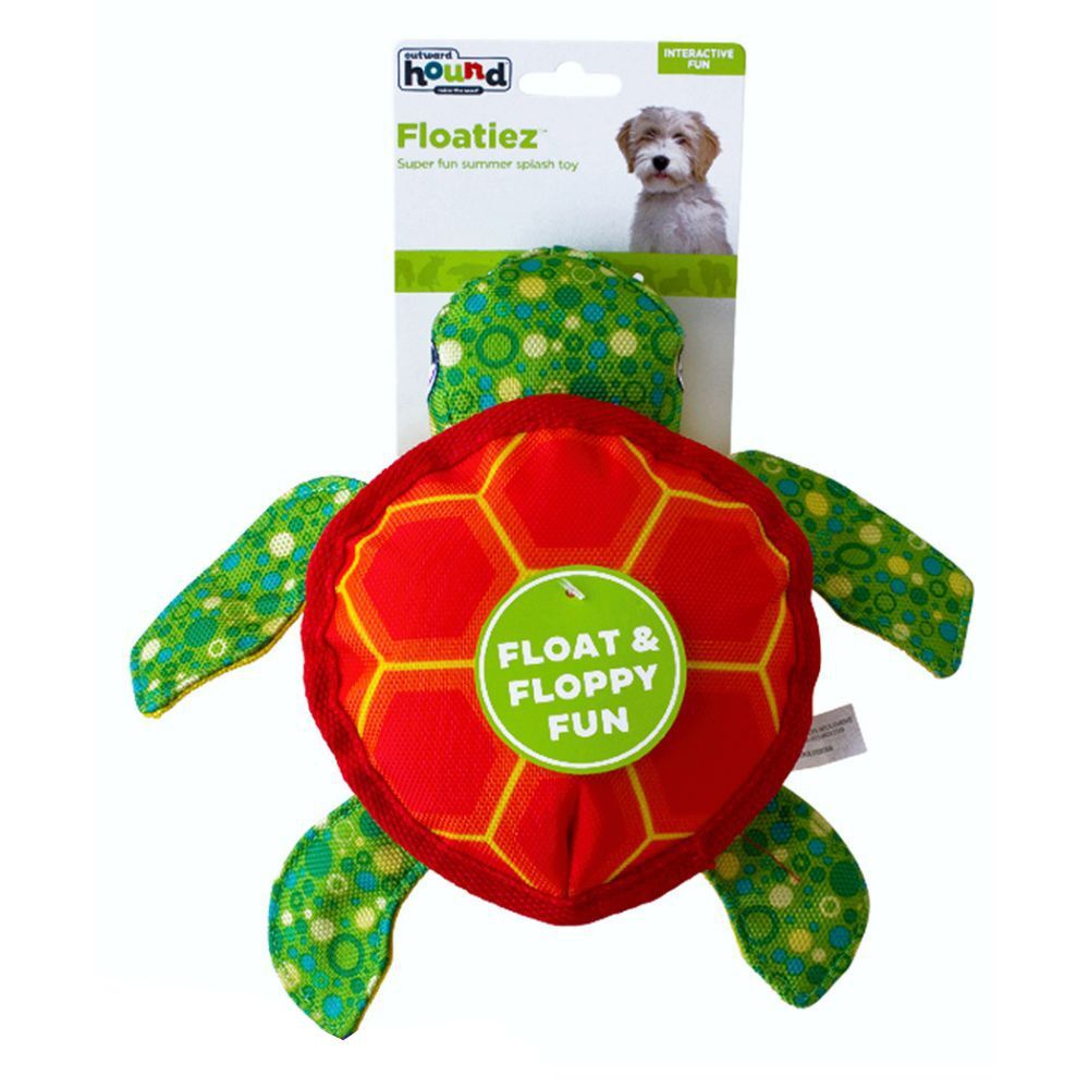 Outward Hound Floatiez Turtle Dog Toy image