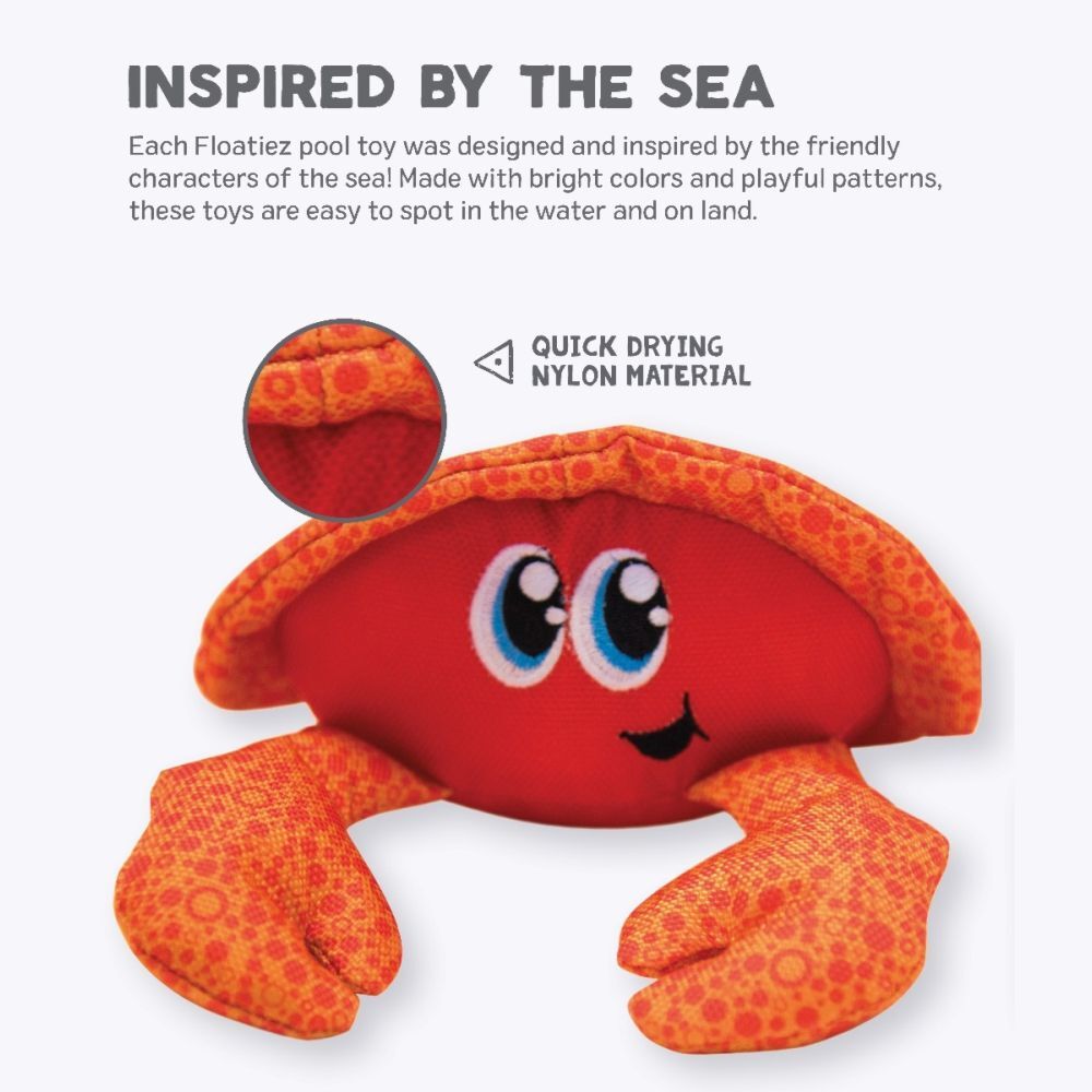 Outward Hound Floatiez Crab Dog Toy image