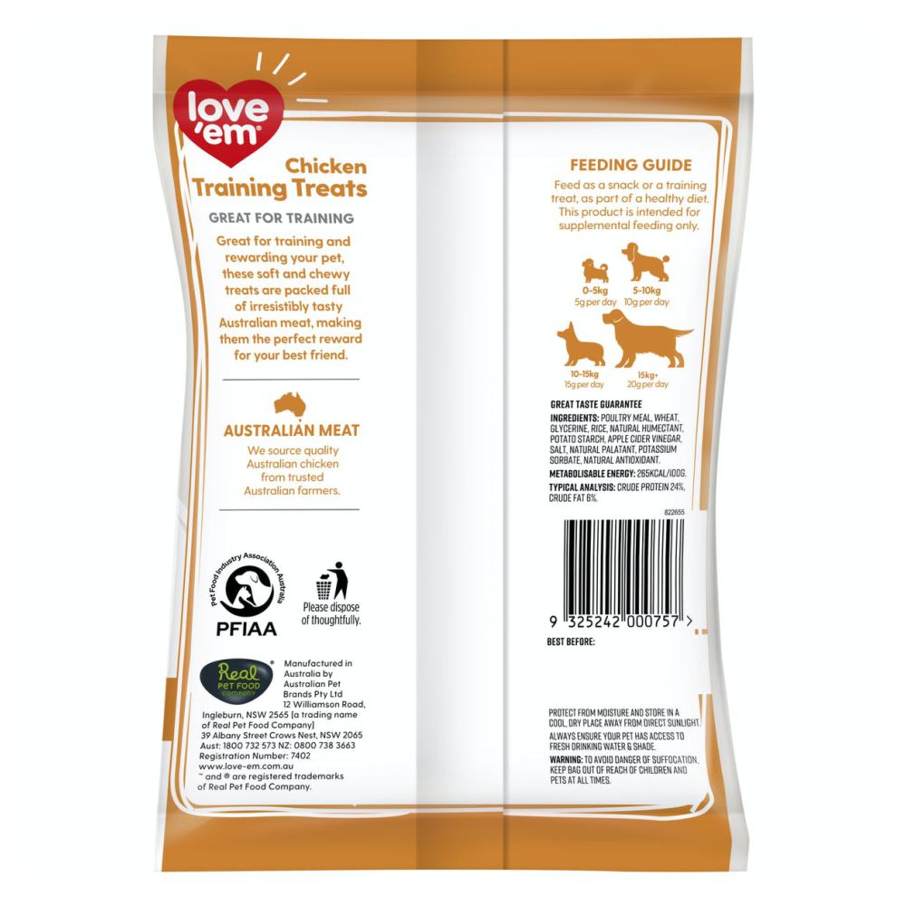 Love'em Chicken Training Dog Treats 200g image