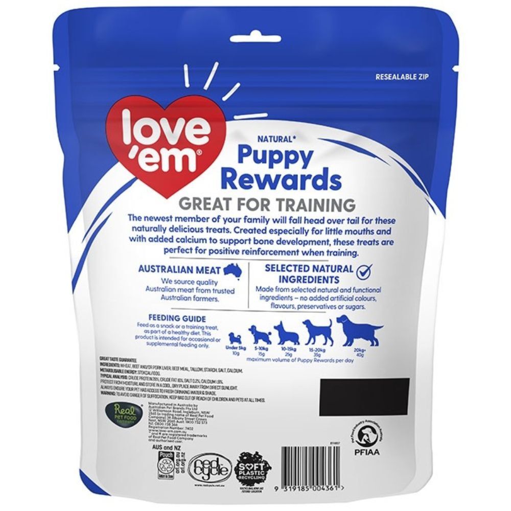 Love'em Puppy Rewards Training Treats 400g image