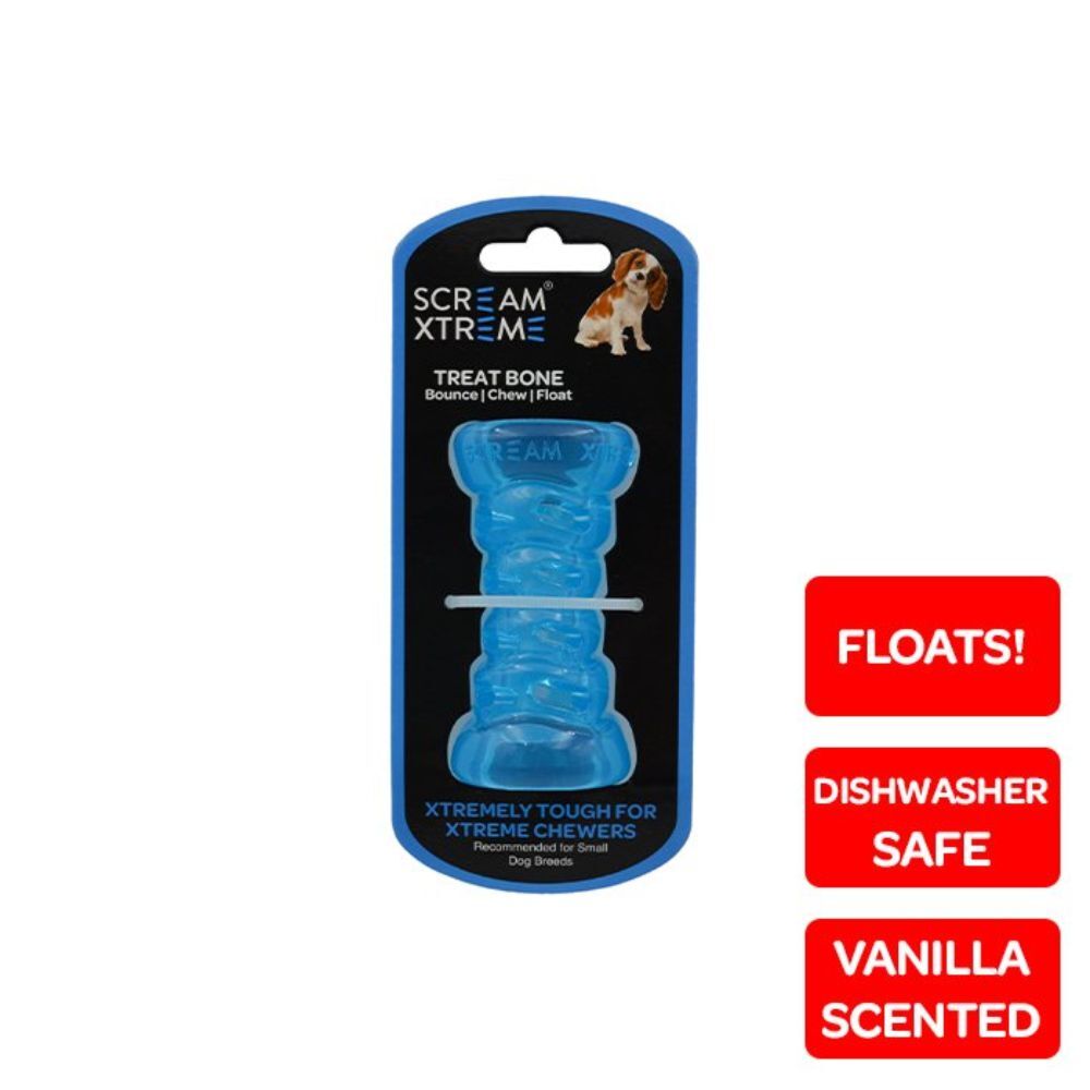 Scream Xtreme Treat Bone Loud Blue Small 9cm image