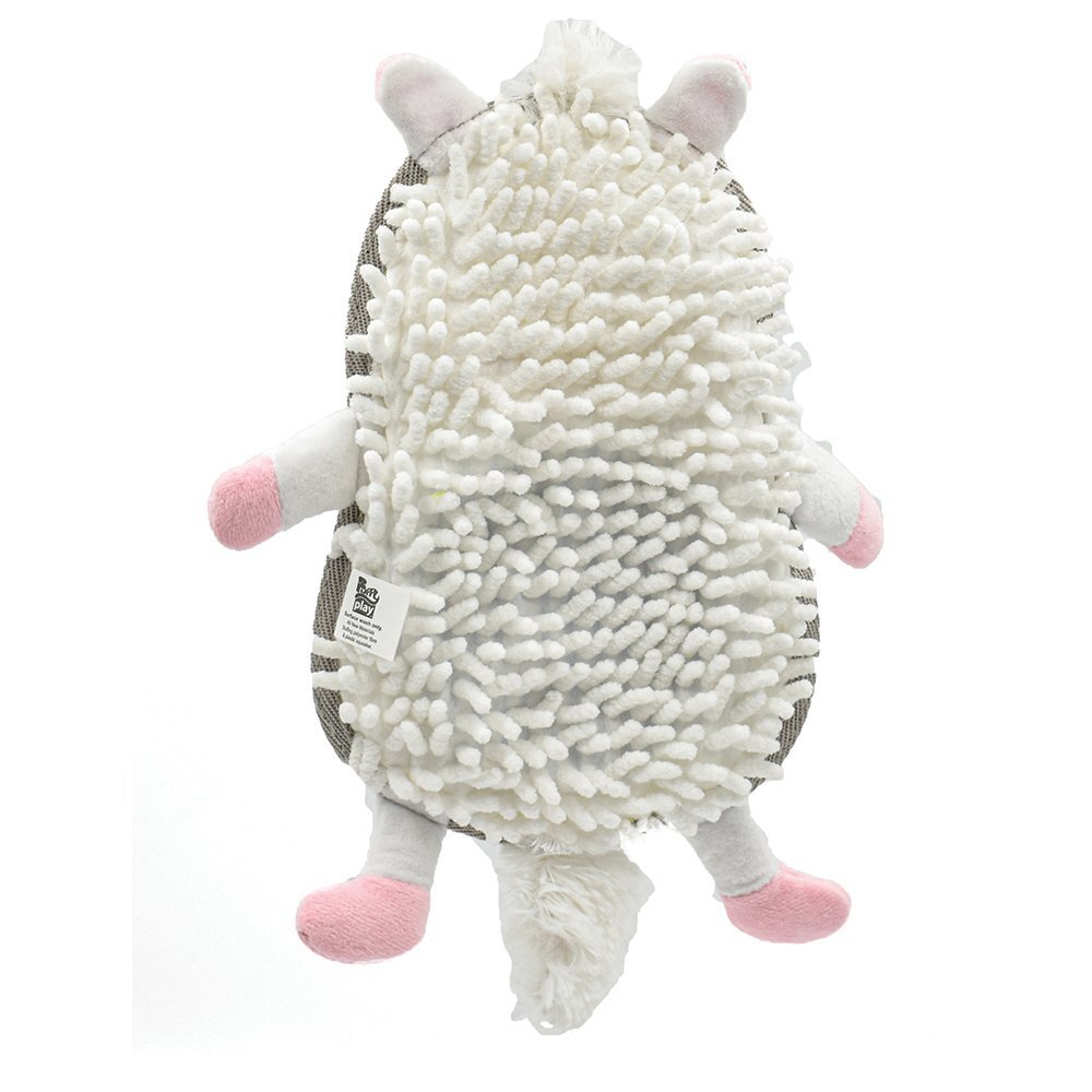 PuppyPlay Flatty Crinkle Treat Belly Puppy Dog Toy Unicorn 27cm image