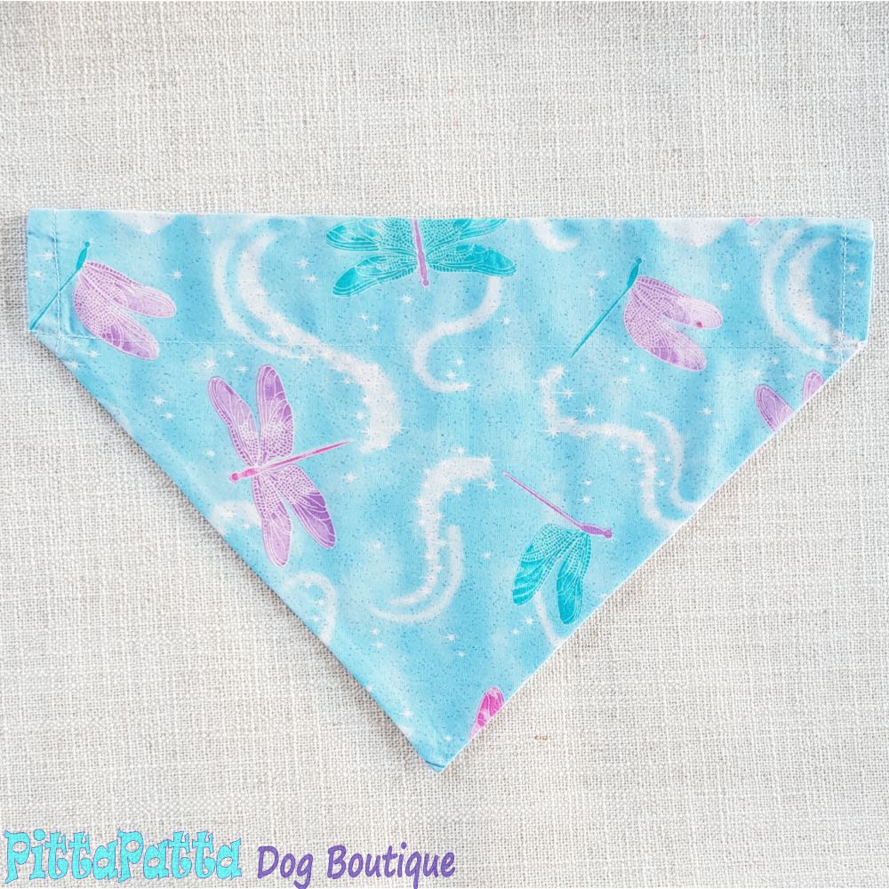 Collar Bandana Mystical Dragon Fly Design (Medium) image