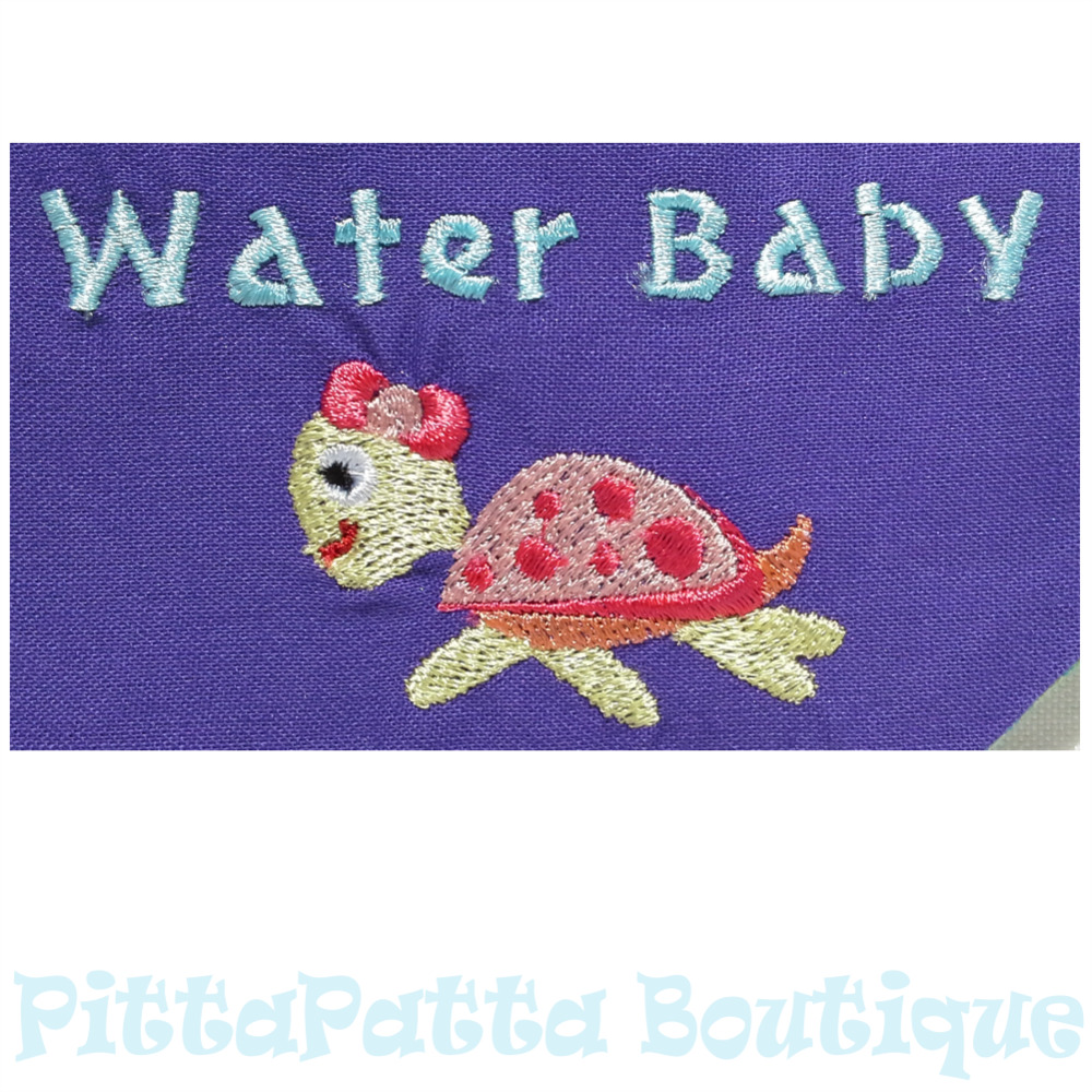 Dog Bandana 25-35cm Purple Water Baby Design image