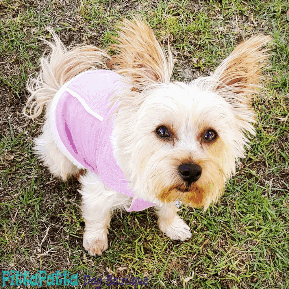 Suede Pink Dog Coat (45cm) image
