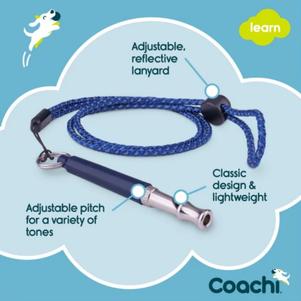 Coachi Professional Whistle Training Tool For Dogs Navy image