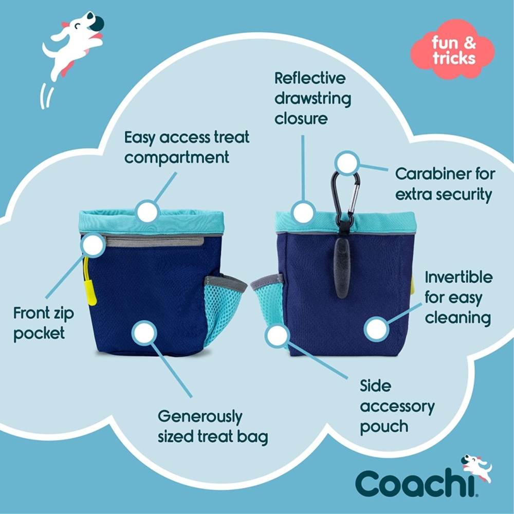 Coachi Train & Treat Bag Navy & Light Blue image