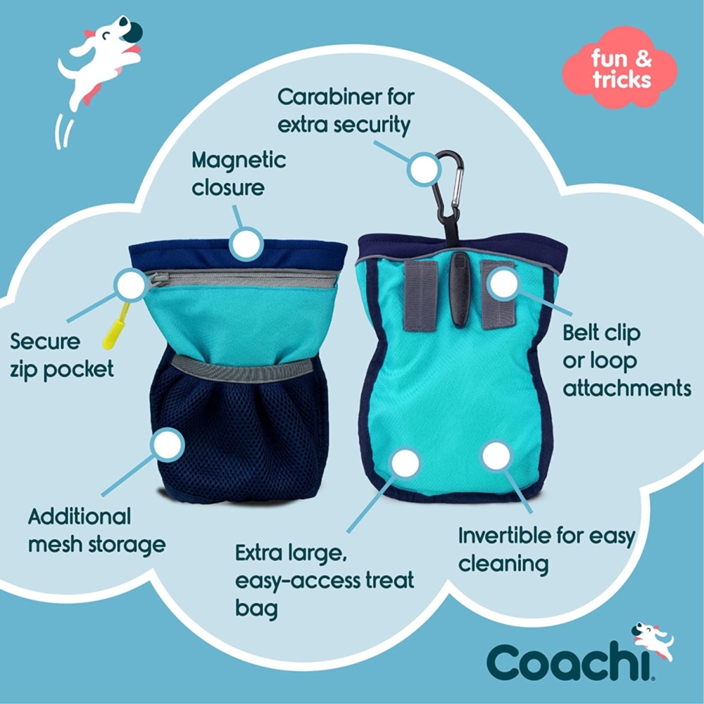 Coachi Pro Train & Treat Bag Navy & Light Blue image