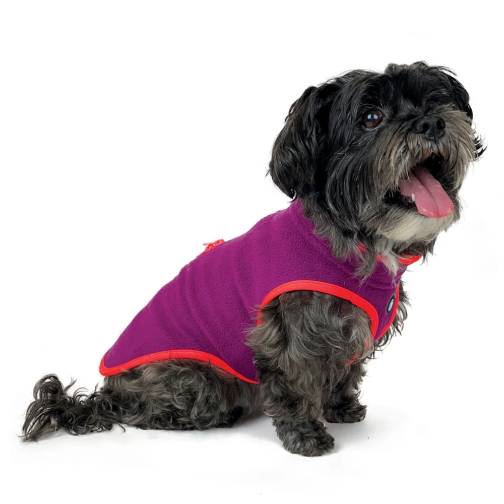 Huskimo Perisher Duo Jammie Dog Coat Magenta (46cm) image