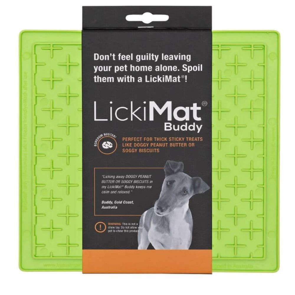 LickiMat Buddy for Cats & Dogs (Green) image