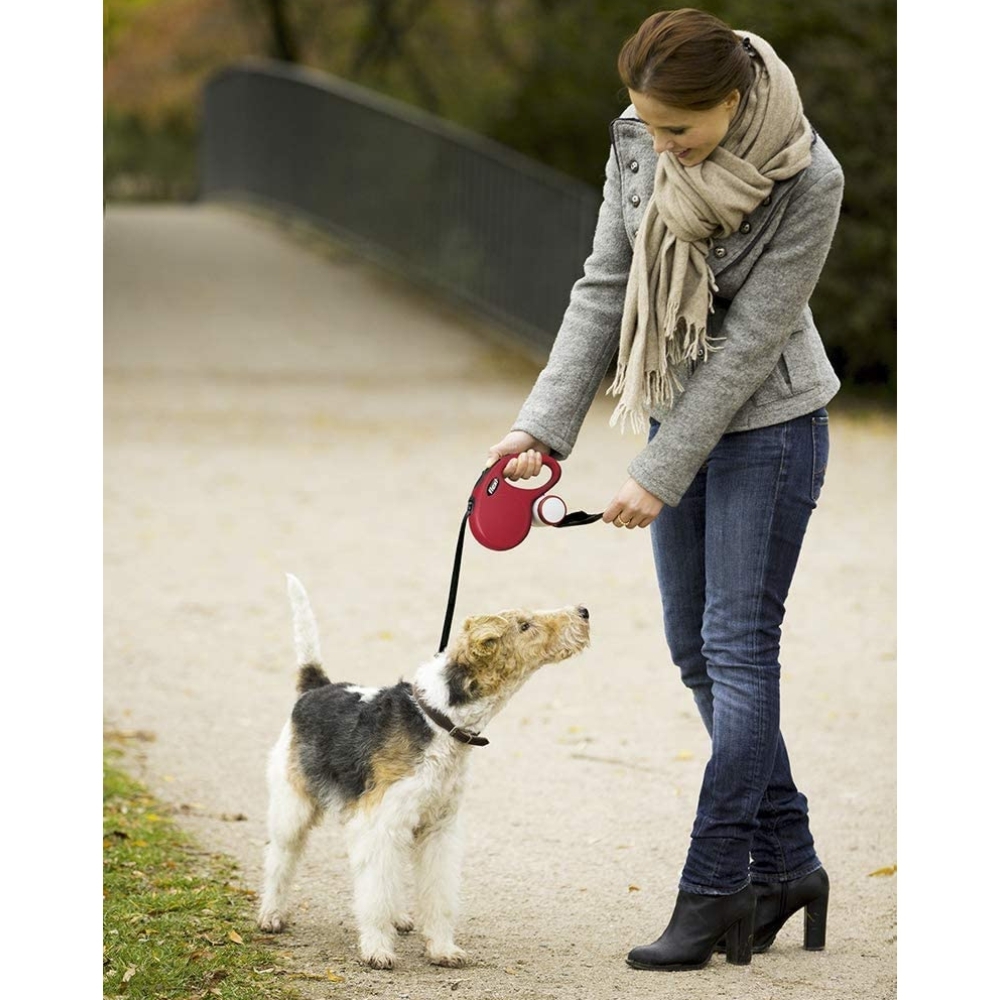Flexi Lead Multi Box Poo Bag & Treat Holder Light Grey image