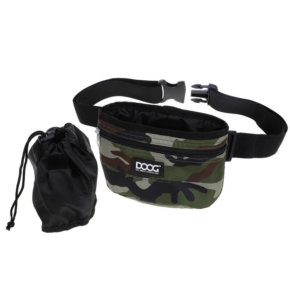 Dog Training Kit - Doog Camo Treat Pouch, 3 x Poo Bags, Love'em Chicken Treats image