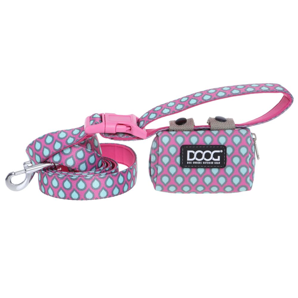 DOOG Walkie Pouch Luna Pink and Green Tear Drops image