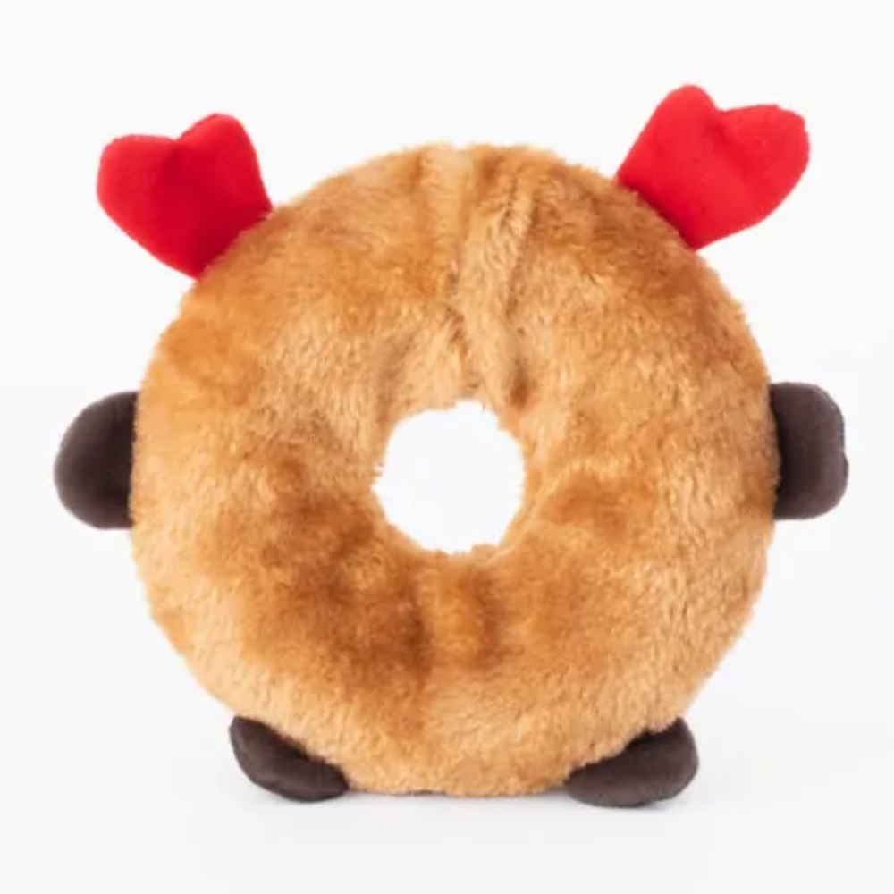 Zippy Paws Christmas Donutz Buddies Reindeer Dog Toy image