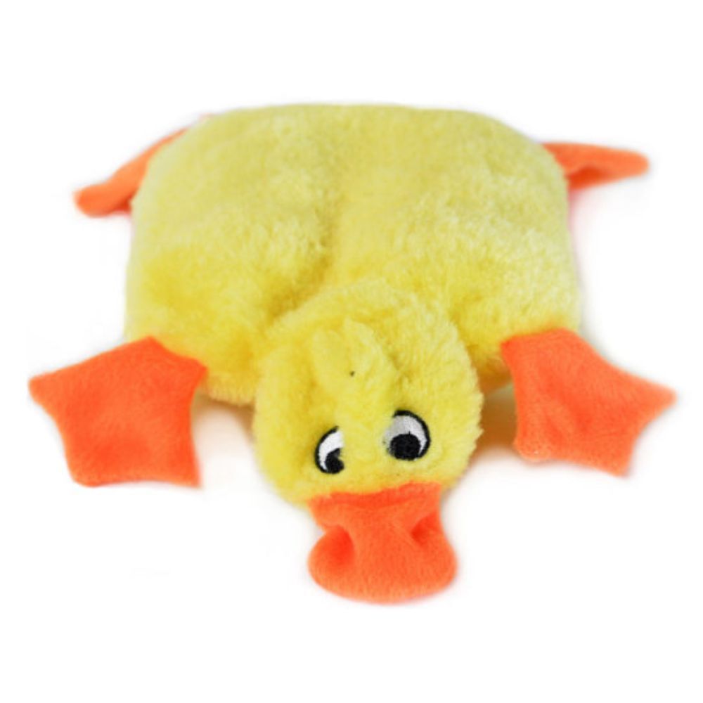 Zippy Paws Squeakie Pads Duck & Pig Dog Toys 2 Pack image