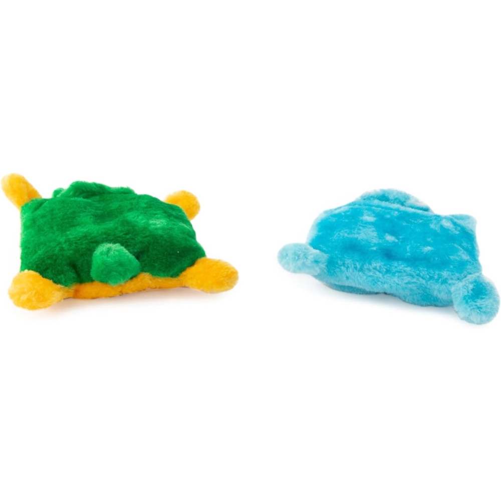 Zippy Paws Squeakie Pads Hippo & Alligator Dog Toys 2 Pack image