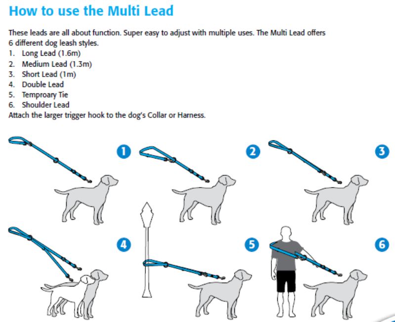 Rogz Multi Lead uses