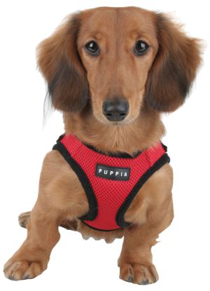 Puppia Soft Harness Red
