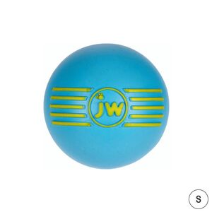 JW PET iSqueak Ball Dog Toy (Blue, Small 5cm)
