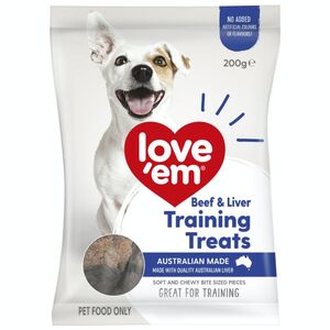 Love'em Beef & Liver Training Treats 200g