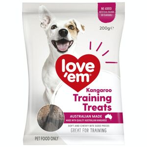 Love'em Kangaroo Training Dog Treats 200g
