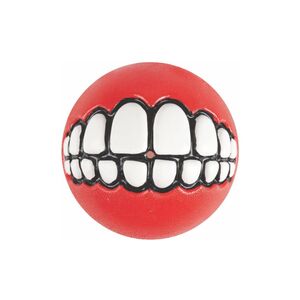 Rogz Grinz Treat Dog Ball Red (Small)