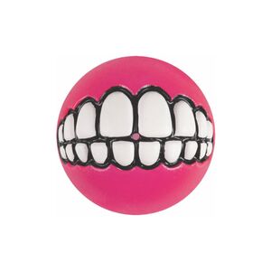Rogz Grinz Treat Dog Ball Pink (Small)