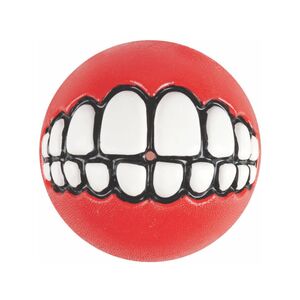 Rogz Grinz Treat Dog Ball Red (Medium)