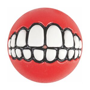Rogz Grinz Treat Dog Ball Red (Large)