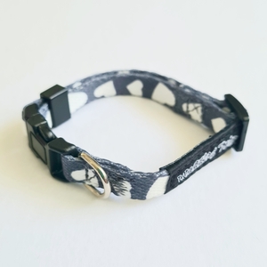 Tiny Totz Puppy Collars Love Heart 13cm-23cm (Grey)