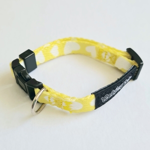 Tiny Totz Puppy Collars Love Heart 13cm-23cm (Yellow)