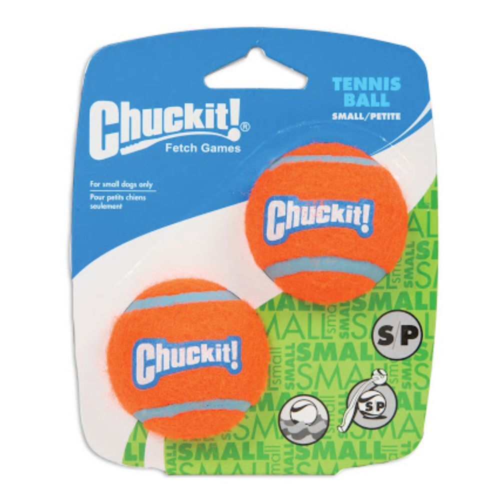 Chuckit! Tennis Dog Balls (Small, 2 Pack)